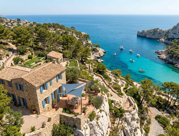 Voile d'Ombrage Triangulaire Bleue